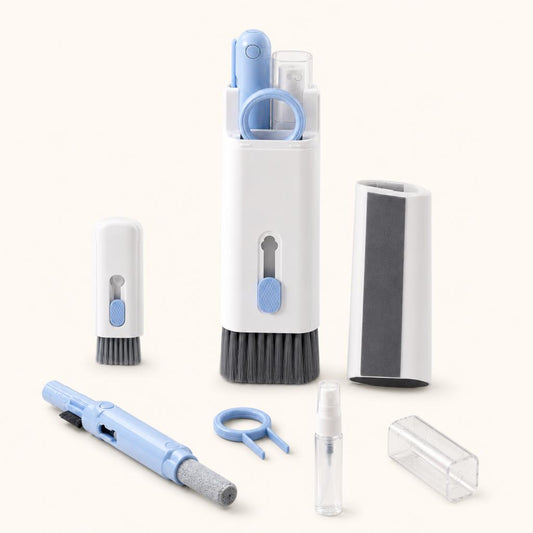 Kit de limpieza 7 en 1 con todas sus piezas