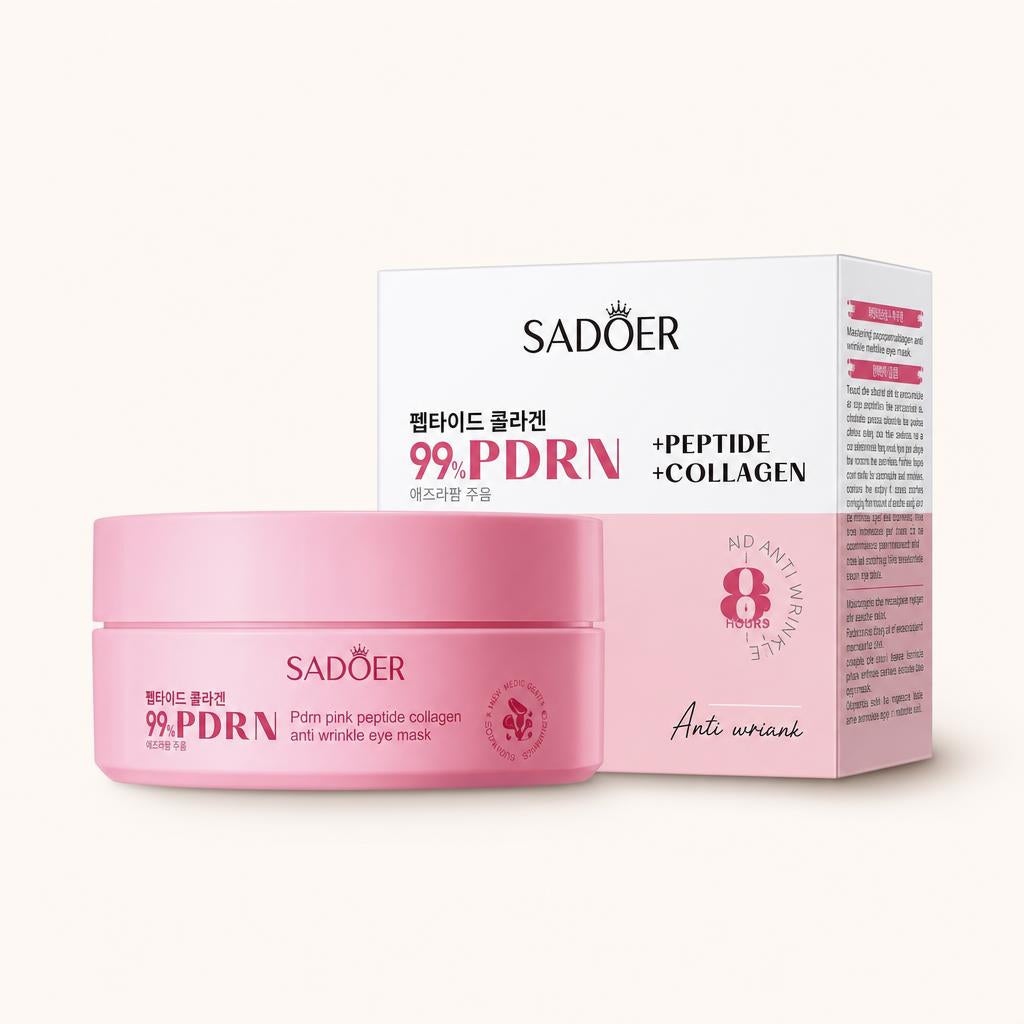 Parches de hidrogel para ojos PDRN y colágeno